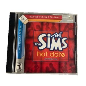 The Sims Hot Date Expansion Pack 2001 Windows PC CD-ROM FULL RUSSIAN TRANSLATION